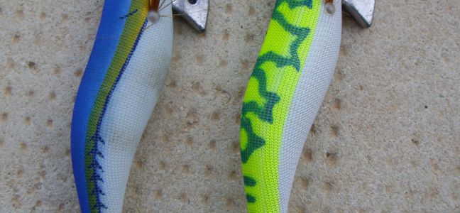 Tips on material for squid jigging